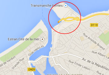 Dieppe Port Map