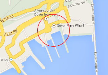 Dover Port Map