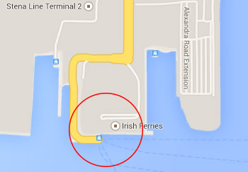 Dublin Port Map