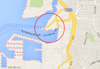 Portsmouth Port Map